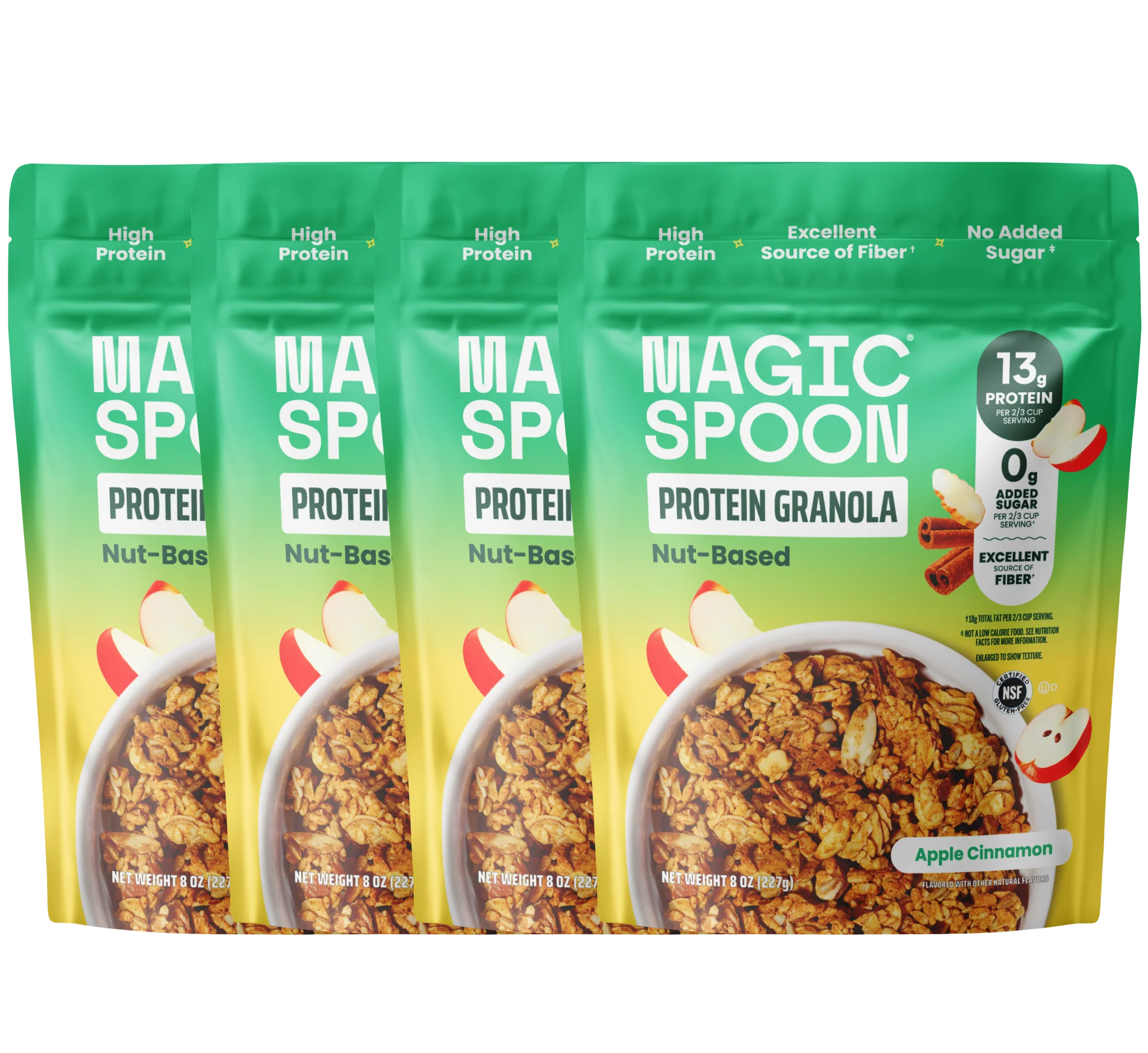 Apple Cinnamon - 4 Bags of Granola