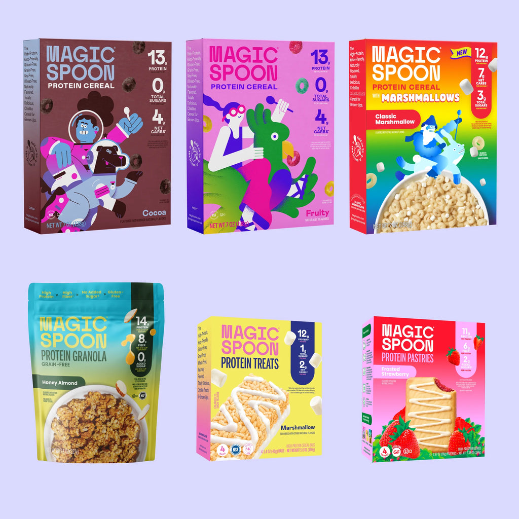 All-Star Mix - 3 boxes of Cereal. 1 box of Treats. 1 bag of Granola. 1 box of Pastries
